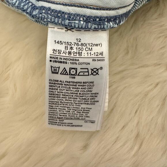 Gap Teen Mom Jean Distressed Denim 12 NWT - Picture 8 of 14